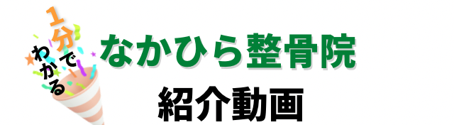 動画でわかる、なかひら整骨院の紹介